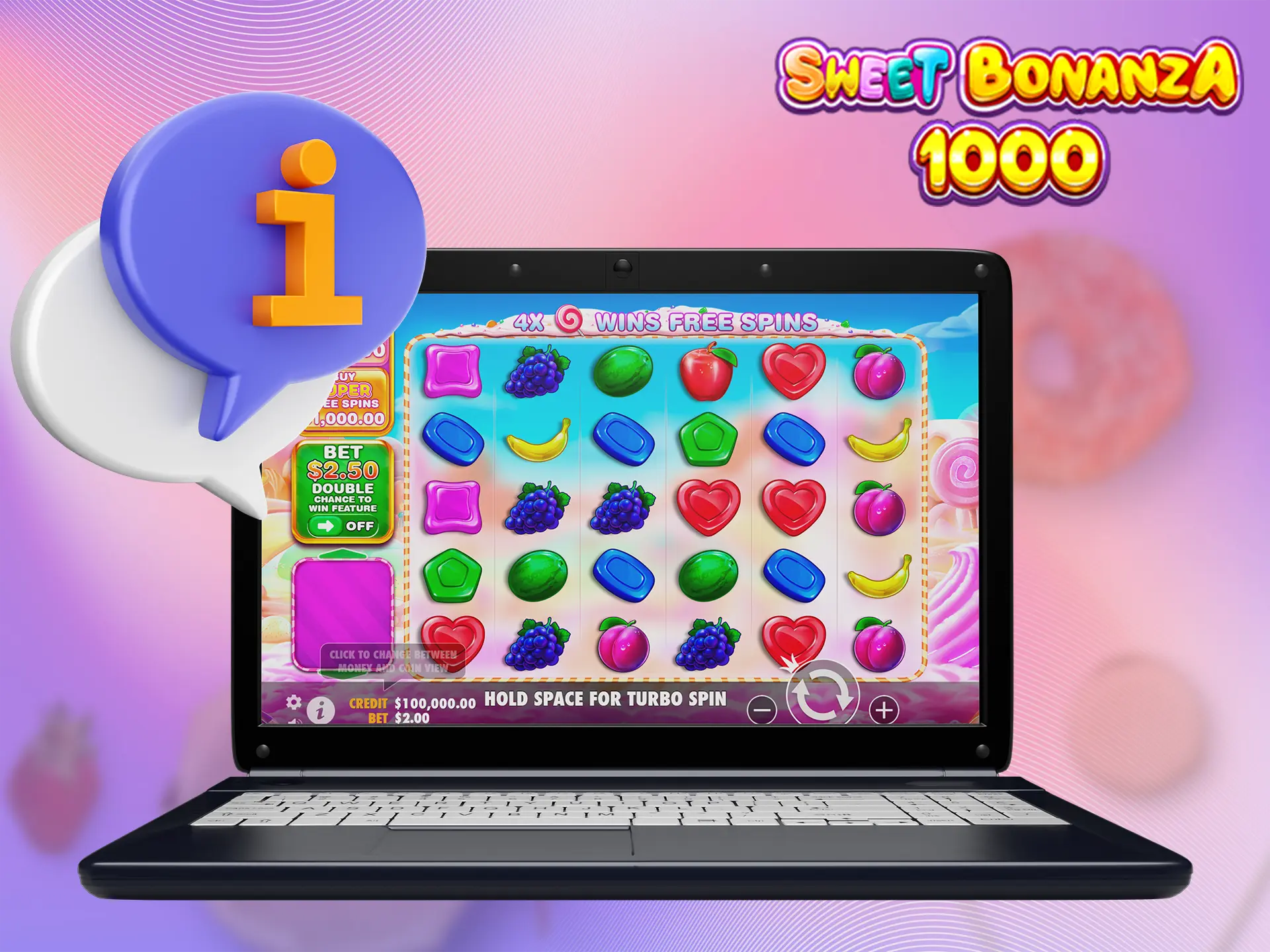 How you can play the Sweet Bonanza 1000 online game.