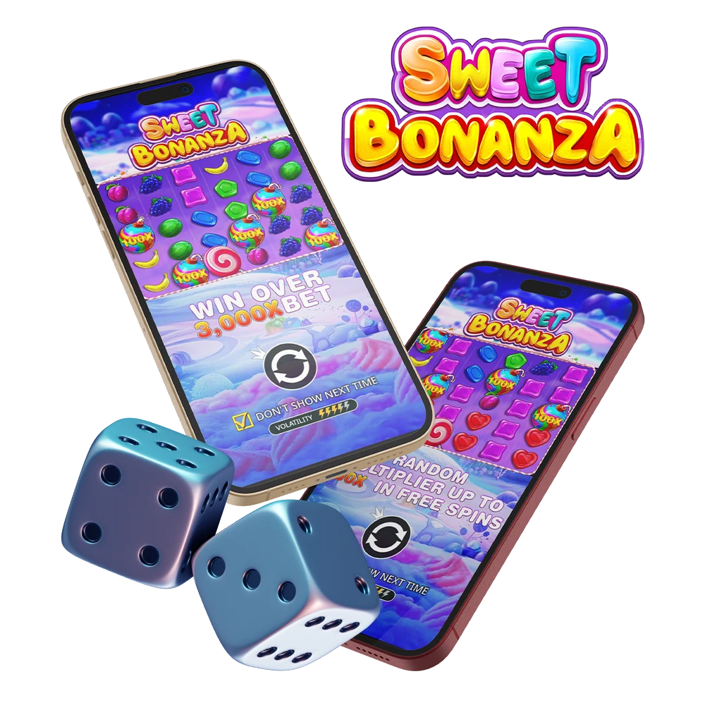 Download the Sweet Bonanza app and play the game on Android and iOS.