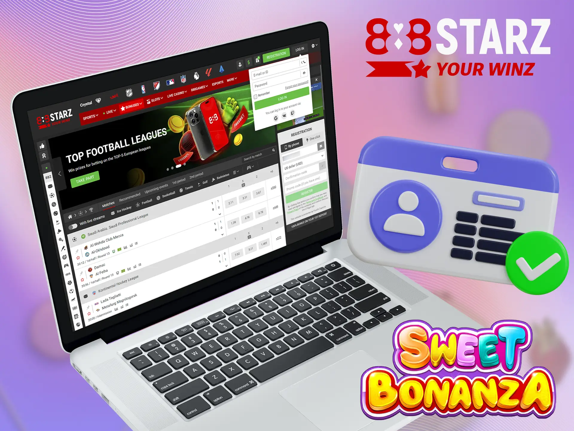 To access your 888Starz account, follow these steps.