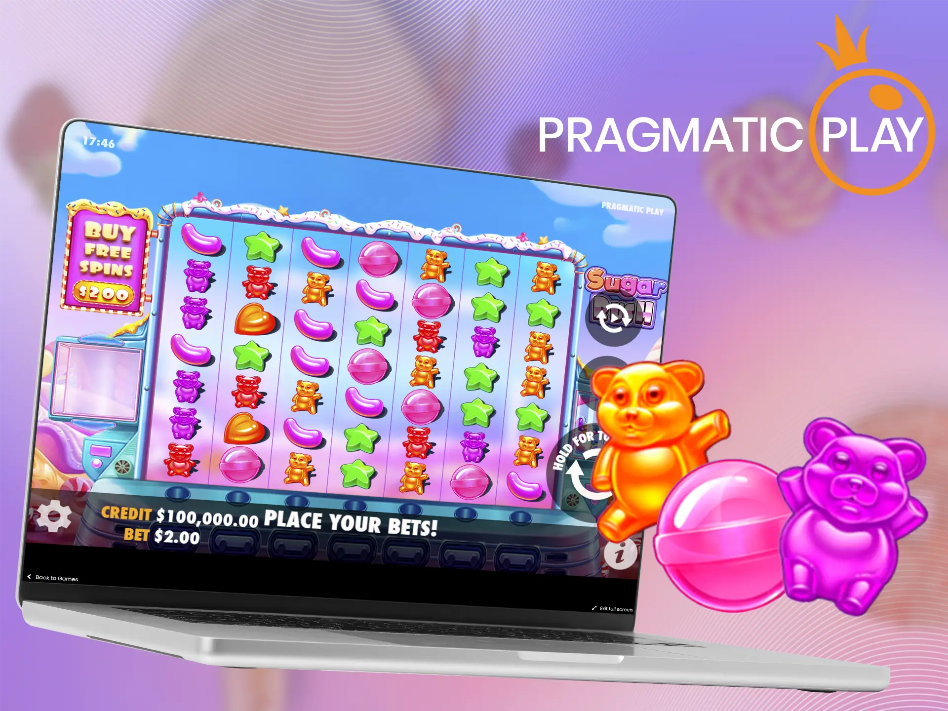 Play and win in the Sugar Rush with Pragmatic Play.